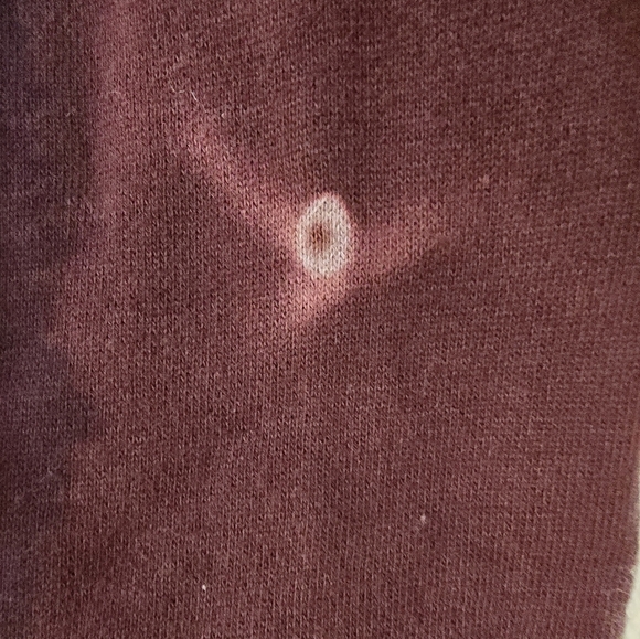 L.L. Bean Sherpa Lined Deep Wine Small Petite Fall Cozy Open Front Cardigan - Picture 12 of 12